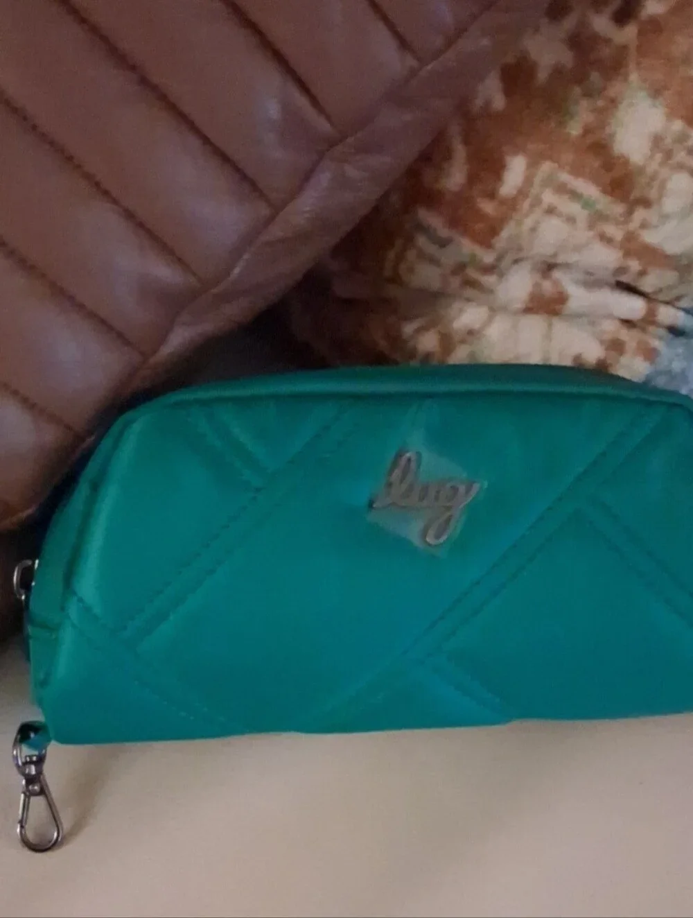LUG GREEN QUILTED EYEGLASS Case